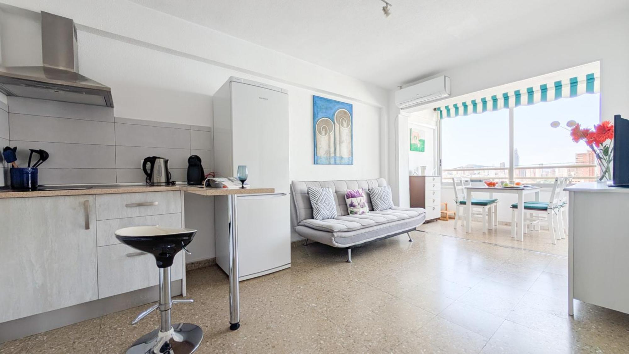 Pintor Sorolla Sea Front Apartment Benidorm Eksteriør bilde