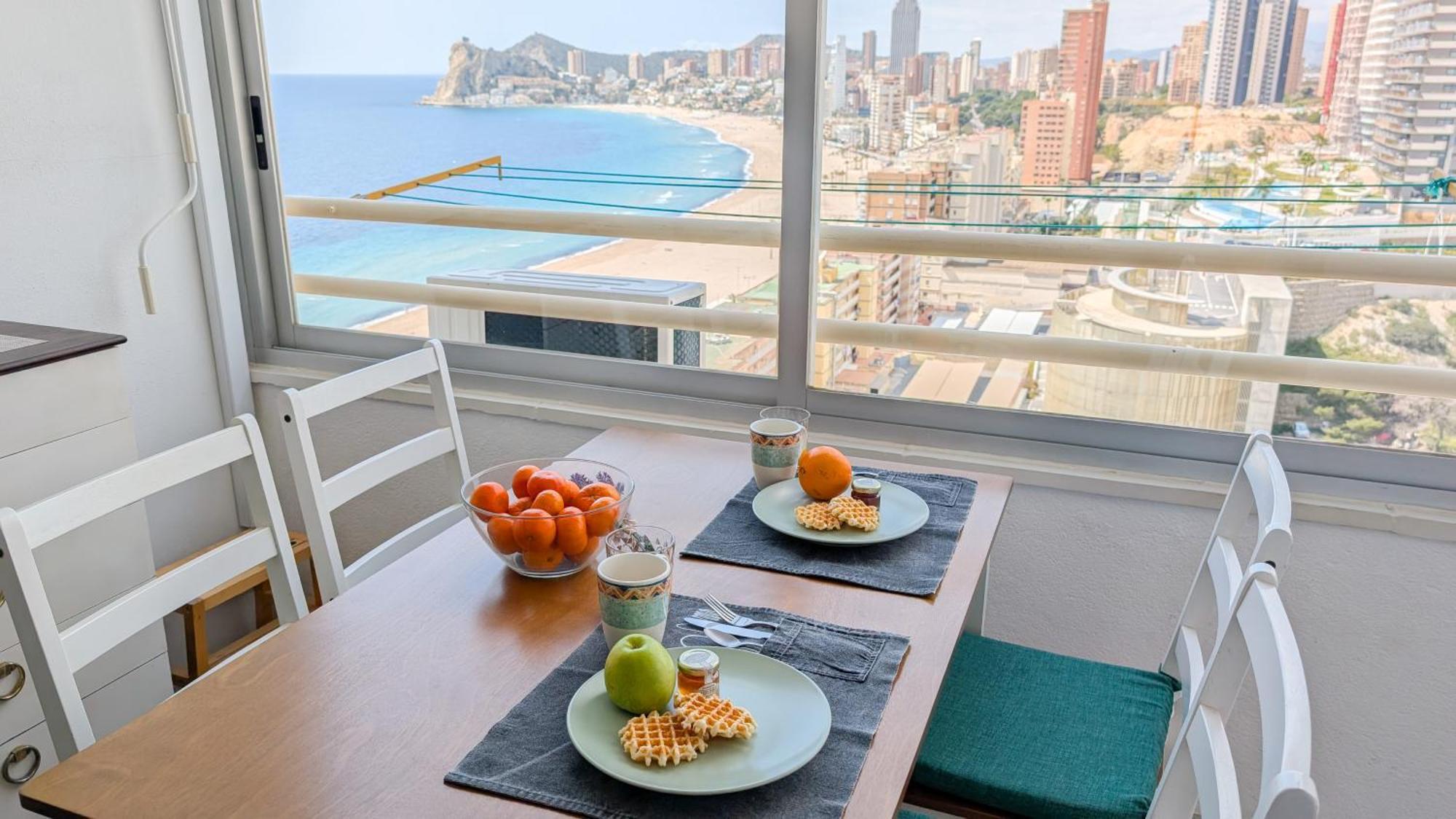 Pintor Sorolla Sea Front Apartment Benidorm Eksteriør bilde